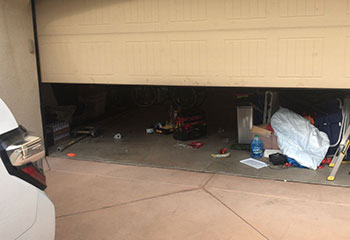 Garage Door Track Replacement, Roseville